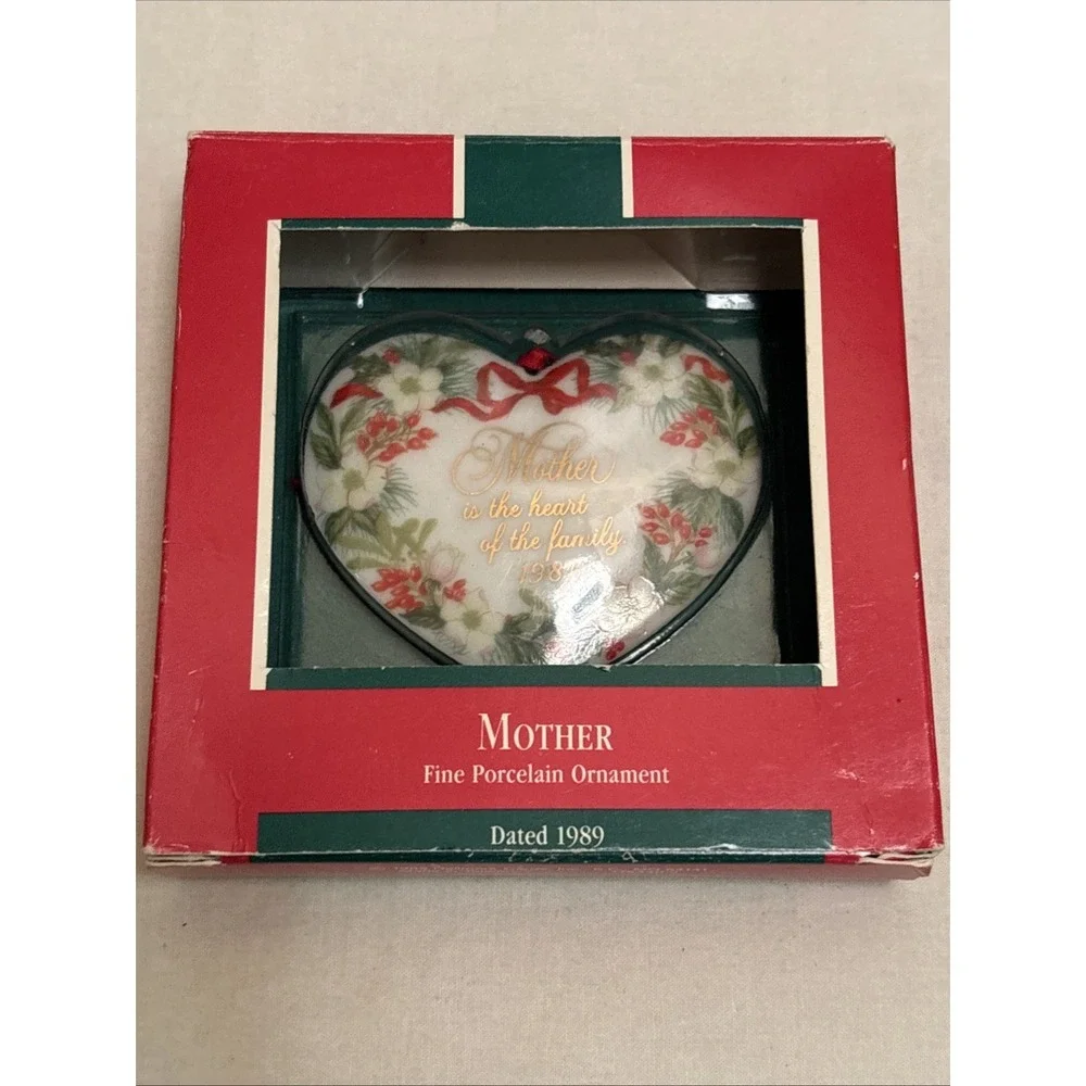Hallmark Keepsake Ornaments Vintage Lot of 3 Mother Sister 1986 1989 1992